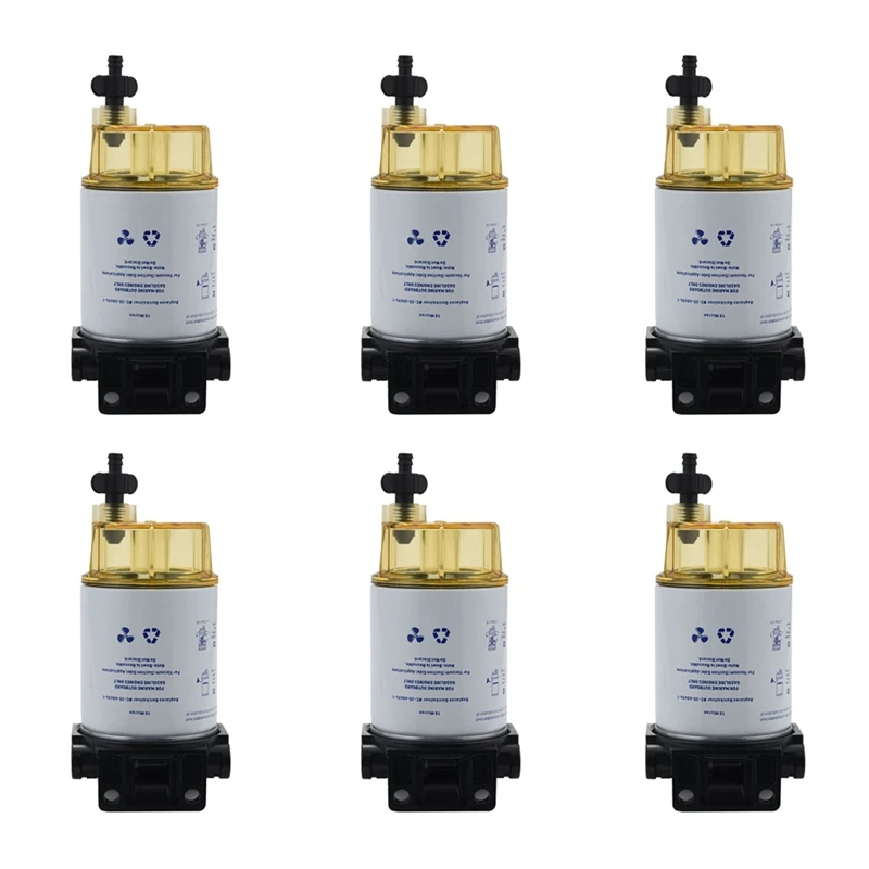

6X S3213 Outboard Marine Marine Fuel Oil Water Separation Ship Filter Fuel Water Separator Filter