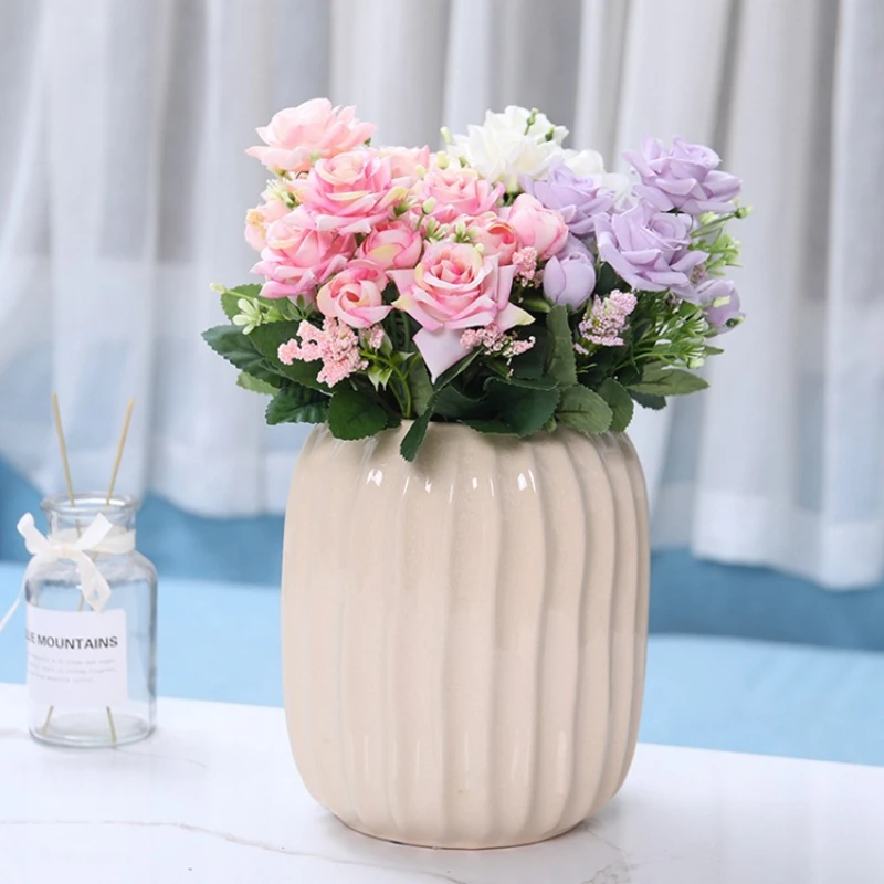 

Rose Christmas Decoration Valentines Day Home Decor Artificial Flowers Wedding Valentine's Decorations Festive Party Supplies