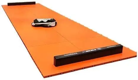 

Sliding Board - Indoor and Outdoor Training Tiles with Stoppers, Booties, Rubber Mat & App - Compact & Portable Shooting