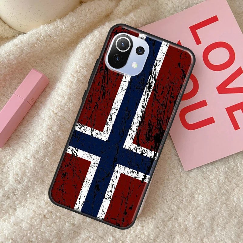 Чехол с флагом Норвегии для POCO X5 X3 X4 F5 Pro F3 F4 GT C40 M5s чехол телефона Xiaomi 13 11T 12T 12 Lite