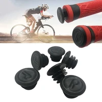 2pcs bicycle handlebar plugs classic delicate mtb bike cuffs end plug plastic scooter grips cap covers bike accessories