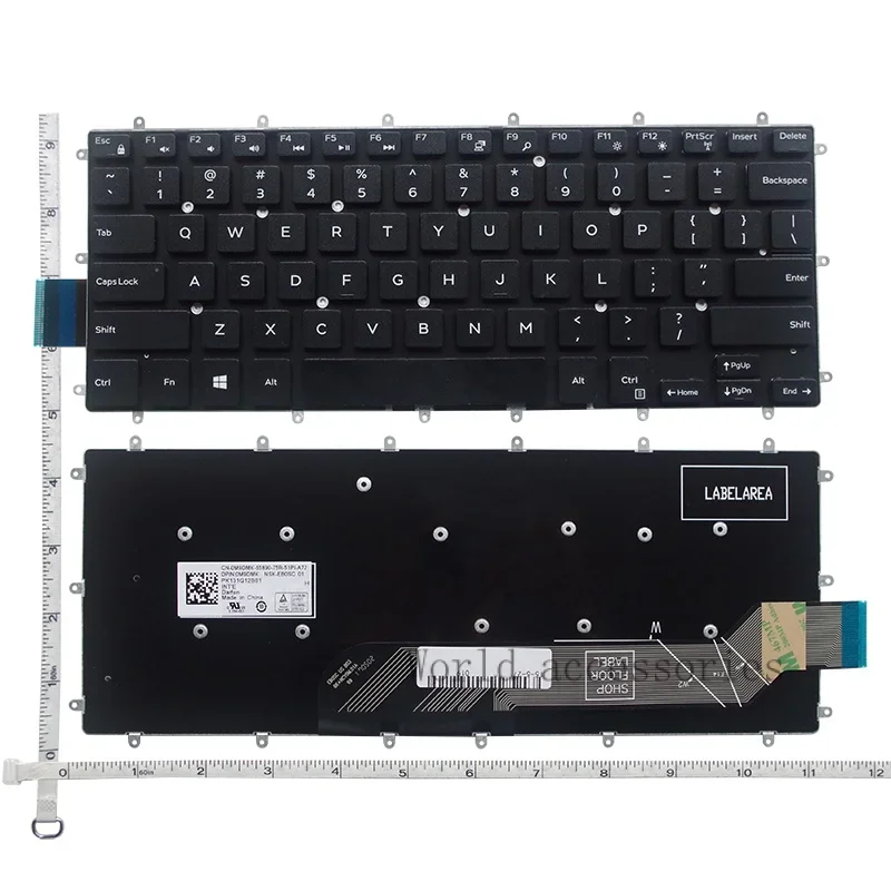 Новая английская клавиатура с подсветкой для ноутбука Dell Inspiron 15 5568 7569 7579 7378 7368 2-в-1