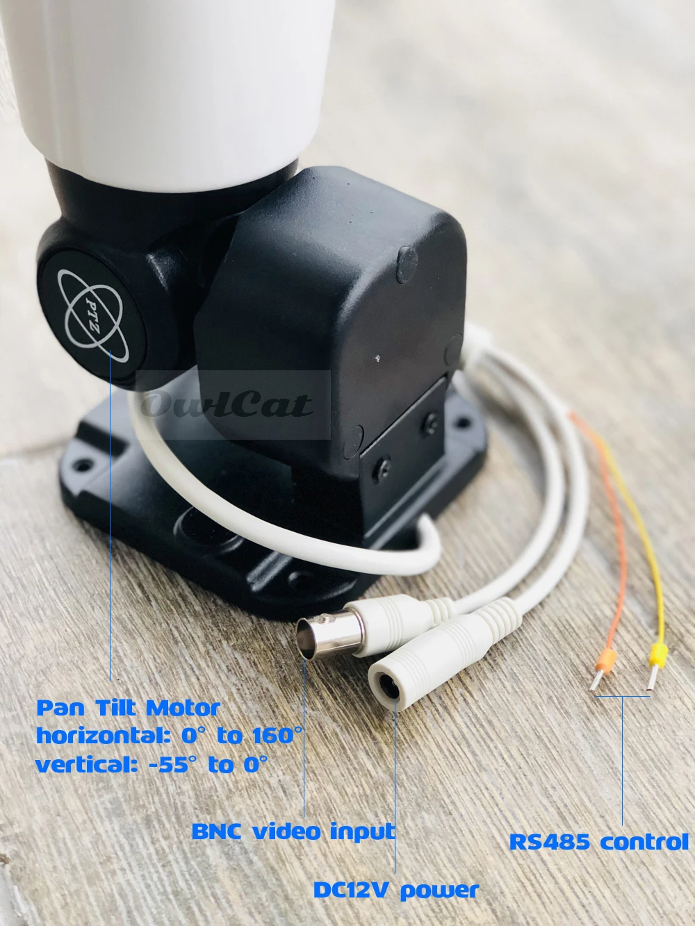 Наружная HD 2MP Bullet PTZ Camera Pan Tilt 4X Optical Zoom Водонепроницаемая IP66 IR 50M AHD/TVI/CVI/CVBS 4in1 Камера