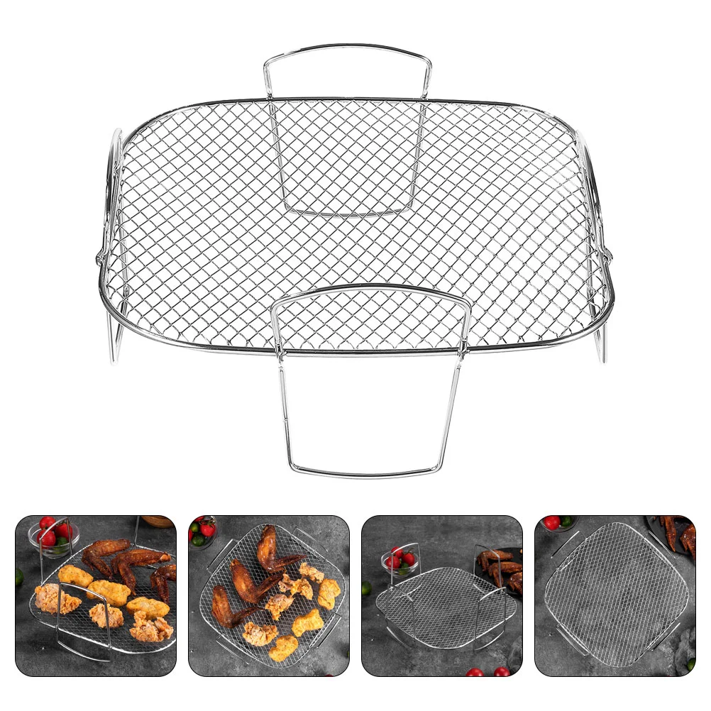 

Air Fryer Stackable Rack Baskets Meat Drying Grilled Accessories Oven Bbq Grills Airfryer