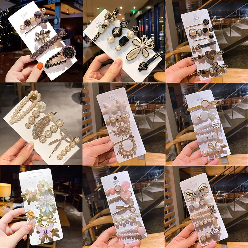 

Набор аксессуаров для волос с искусственным жемчугом, 6 шт.