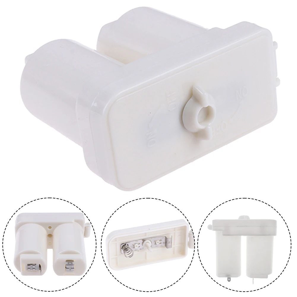 Common Gas Battery Box Plastic Home Appliance Heater Maintenance 8x9cm Reliable Power Source No Burrs