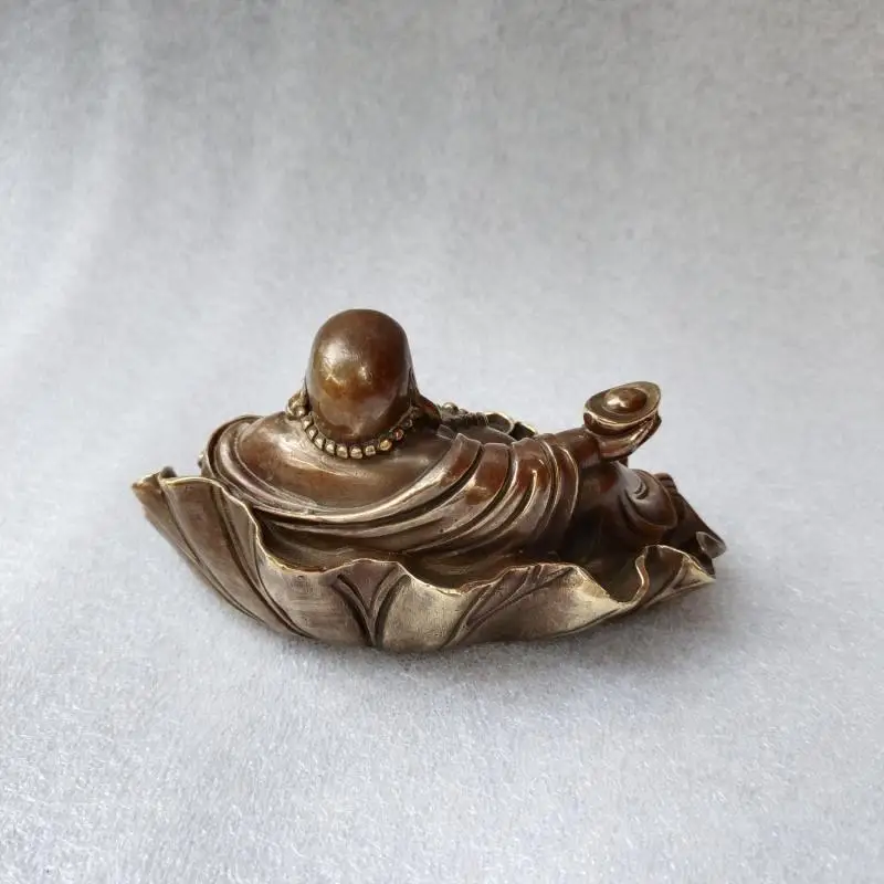 Регулируемая Будда Maitreya статуя Будды сидящий Лотос лист буддизм украшение для