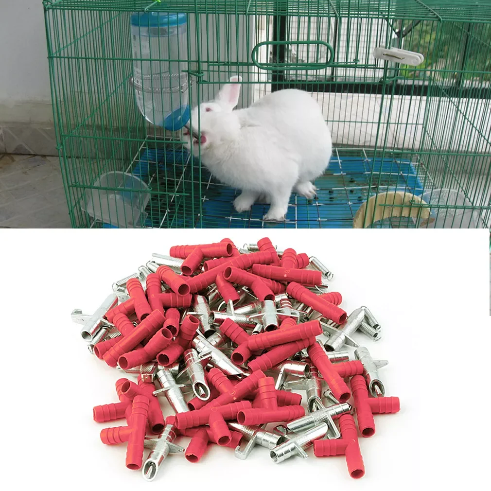 

Animal Water Feeder Rodent Drink Farm Livestock Drinking Nozzle Automatic Cage Water Feeder
