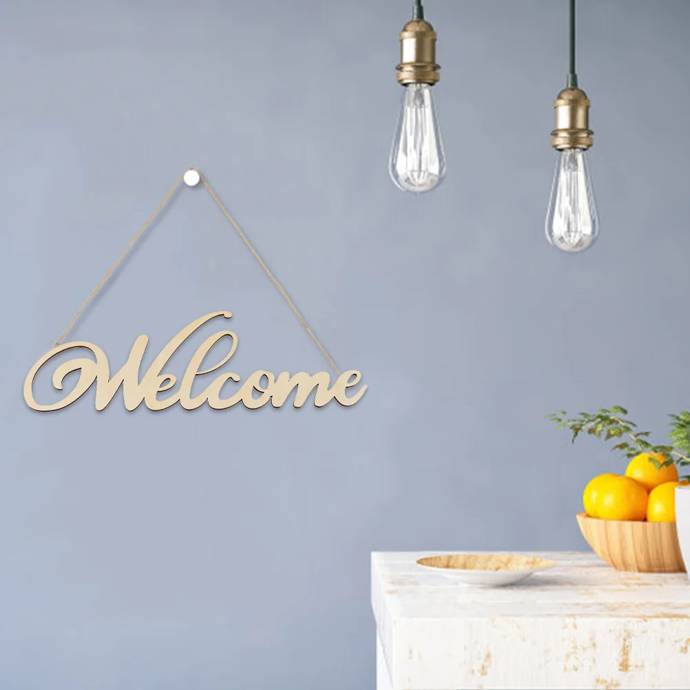 Венок на входную дверь магазин приветственные знаки полые украшения для дома из