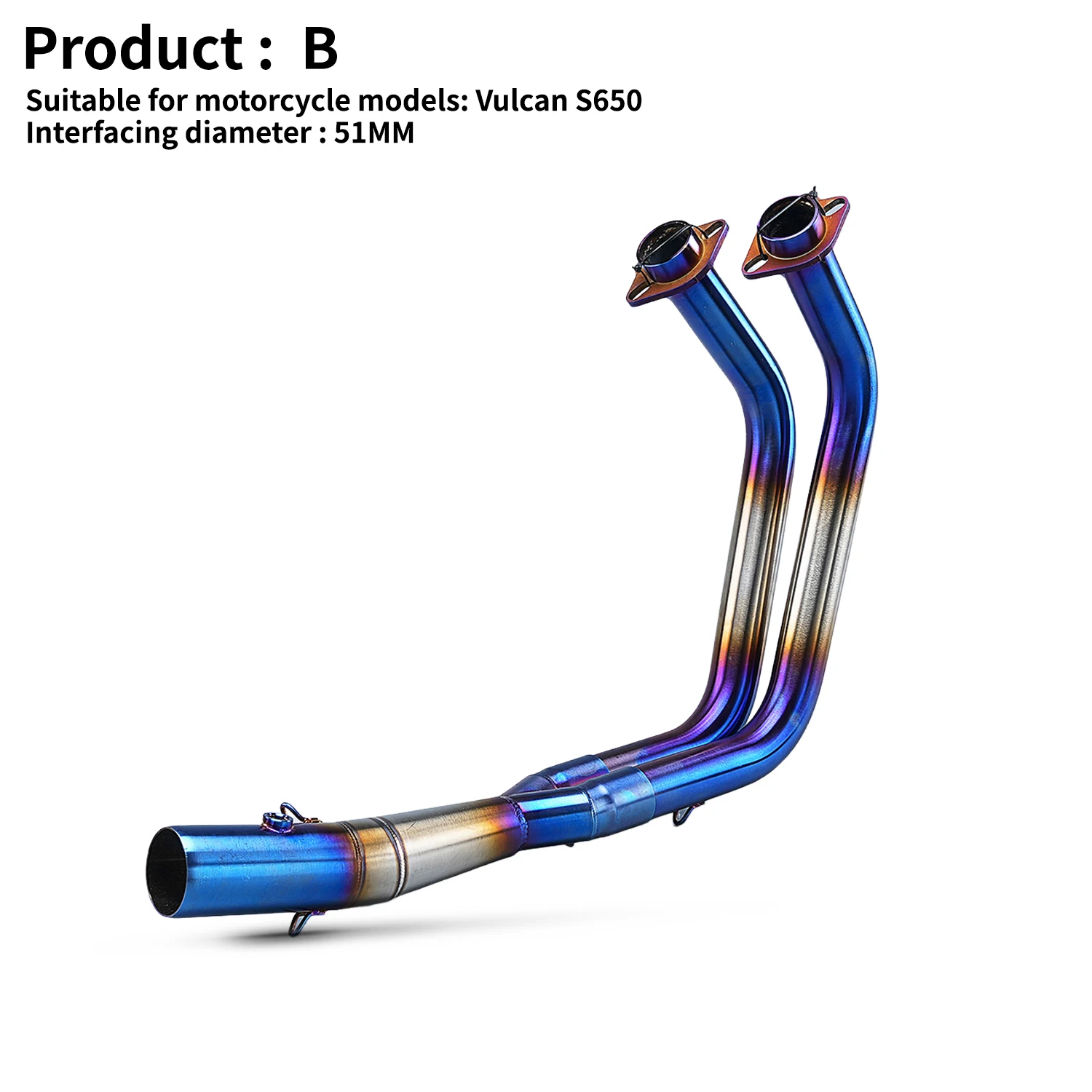 Выхлоп мотоцикла LEO TOC модифицированная передняя труба глушитель DB Killer для Kawasaki