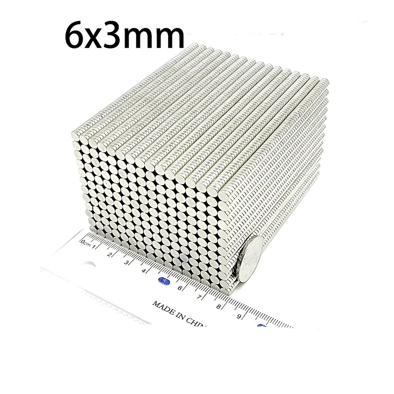 

Дисковидные магниты 6x3 мм для рукоделия