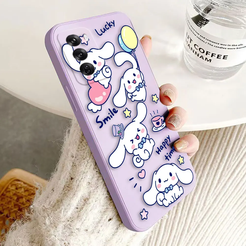 Dog Cinnamoroll чехол для телефона OPPO REALME XT C11 C12 C20 C20A C21Y C33 C55 C35 C65 GT MASTER NE02 2 NARZO 30 50 PRO IPRIME 5G