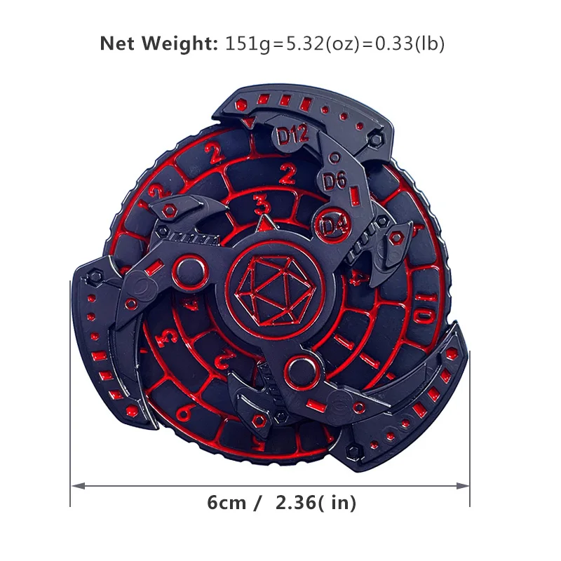 Механические вращающиеся кости для рулетки дракон подземелий и драконов ролевые