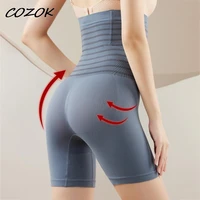 cozok womens panties body shaper tummy slimming control high waist trainer shapewear butt lifter short thigh sexy underwear