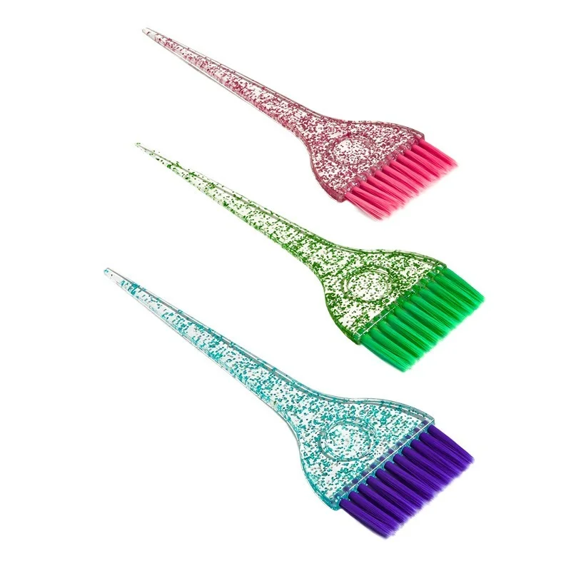 

Coloring Hair Dye Brushes Plastic Easy Clean Mixing Bowl Home Salon Barber Tinting Brush Hairdressing DIY Haircut Accessories