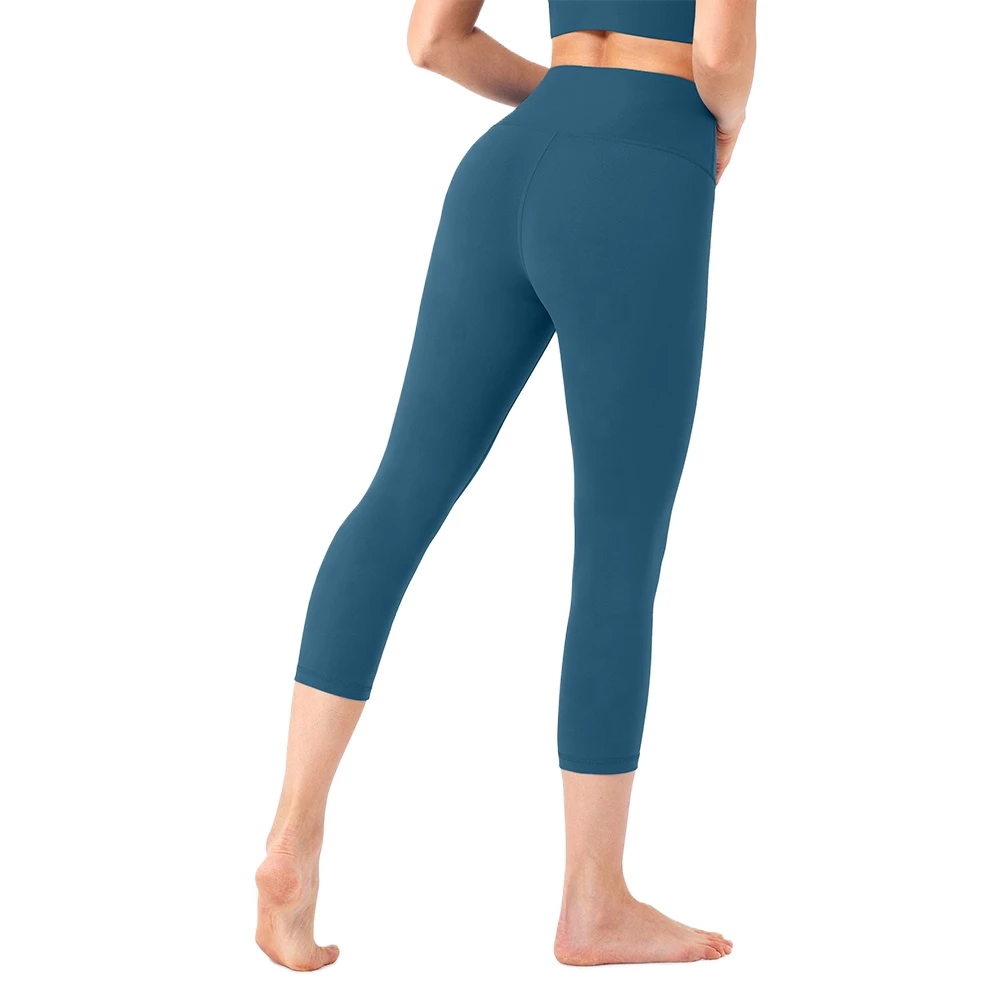 Дропшиппинг леггинсы для ягодиц штаны йоги тренажерного зала средней поддержки