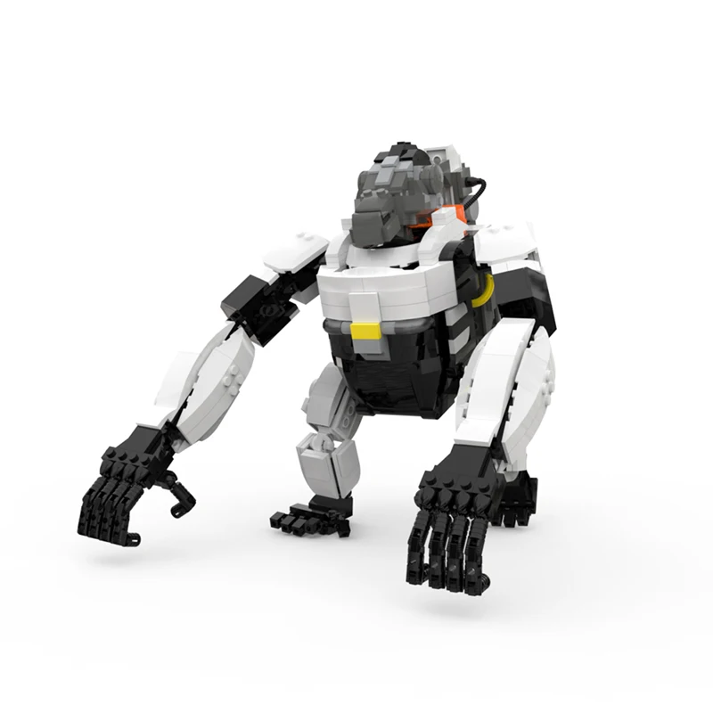 Фото Конструктор MOC War, персонаж пионерской игры Winster Gorilla Mecha, строительные блоки, сборные детали, Детская модель, коллекционный подарок на день ро... №1