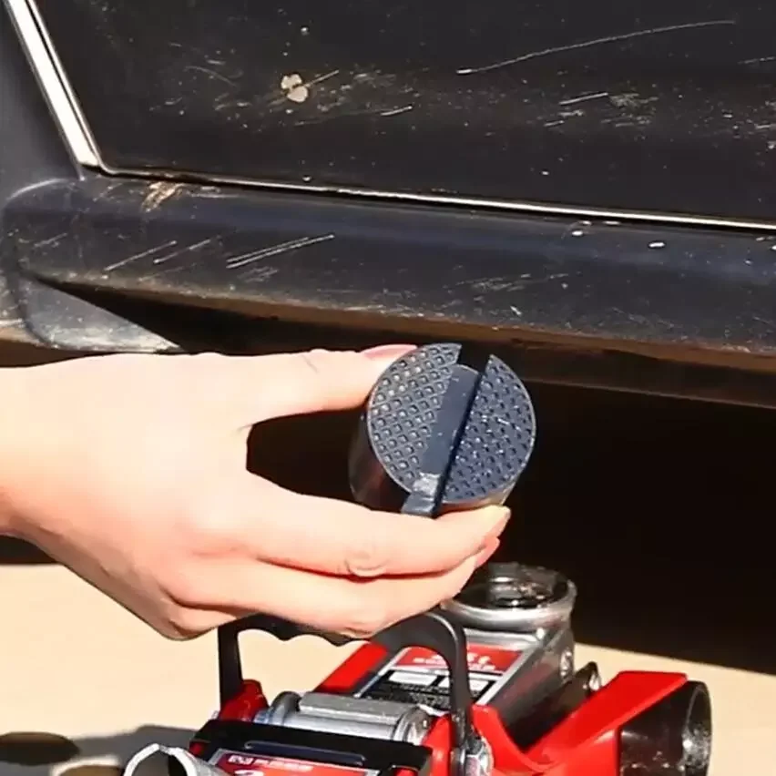 

Car Jack Pads Stand Rubber Pad With Slotted Frame Rail Gasket Adaptor