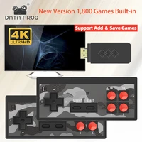 data frog new y2s hd plus 4k video game consoles built in 1800 classic retro dendy game wireless controller tv output kids gifts