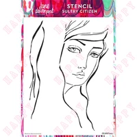 2022 new summer sultry citizen stencils diy scrapbooking paper greeting cards diary abum notebook coloring kids drawing molds