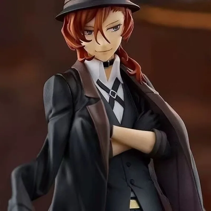 Фото Новая горячая новинка: Коллекционная фигурка Накахары Чуи из Bungo Stray Dogs, 18 см, ПВХ, модель, игрушка, подарок, украшение №2