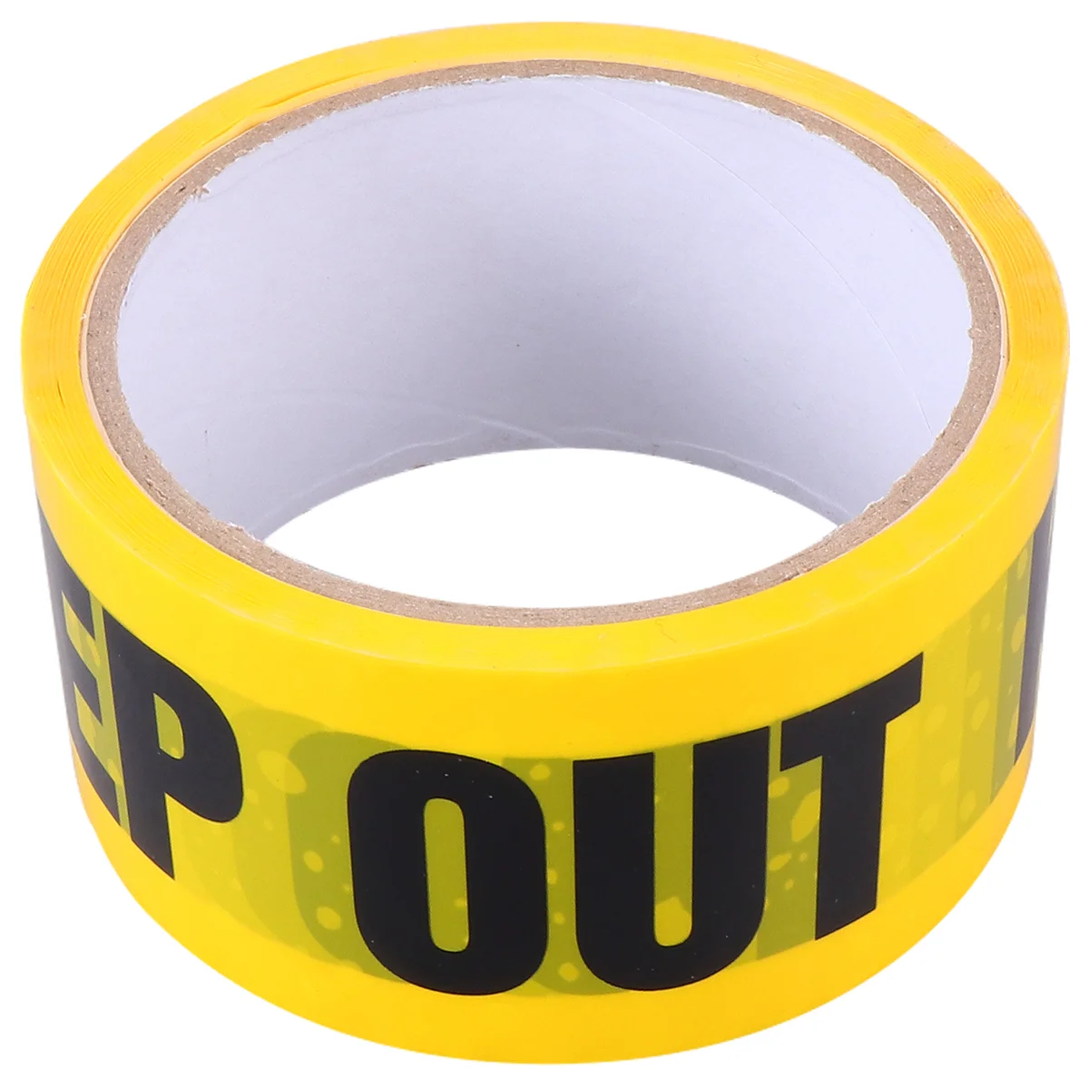 

1 Roll KEEP OUT Safety Tape Safe Self Adhesive Sticker Warning Tape Masking Tape for Walls Floors Pipes (Yellow)