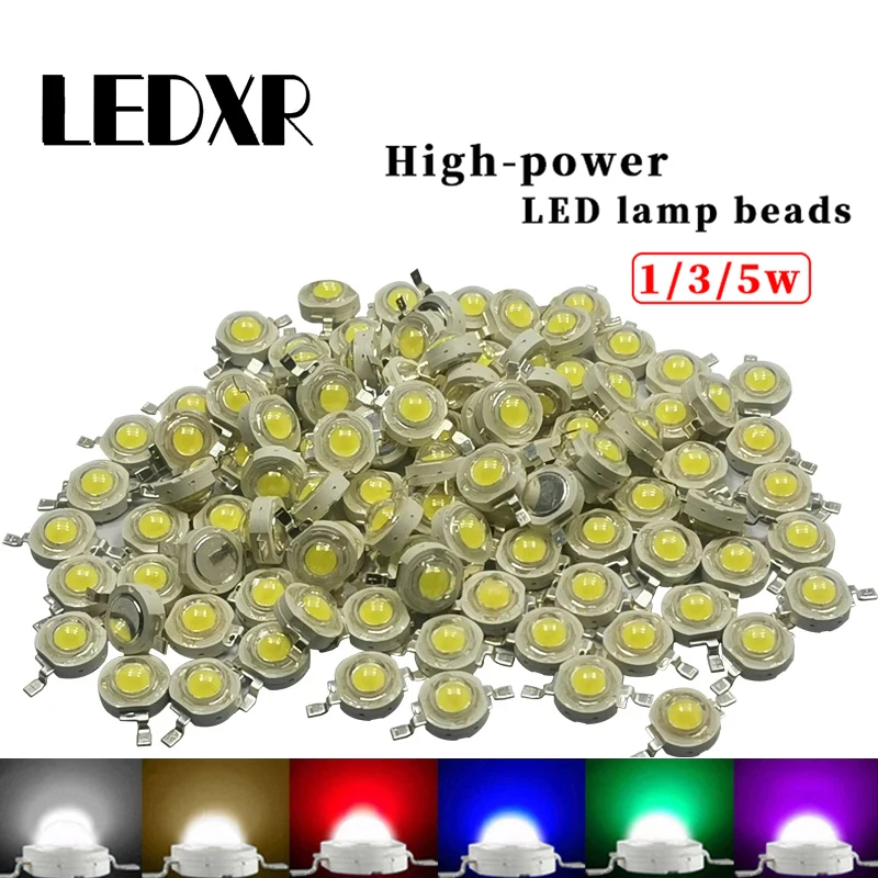 

1/3/5W High Power LED Bulb White Red Green Blue Yellow Full Spectrum Engineering Lighting Landscape Lighting