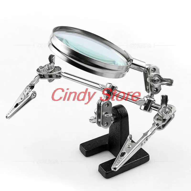 

Welding Auxiliary Clip Magnifier Electric Soldering Iron Circuit Board Repair Welding Iron Bracket Adjustable