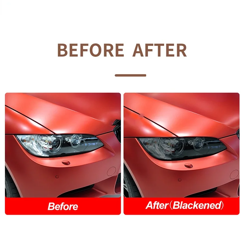 Аксессуары для BMW M3 E90 E92 E93 2007-2013 GTS CRT Защитная пленка автомобильных фар прозрачная
