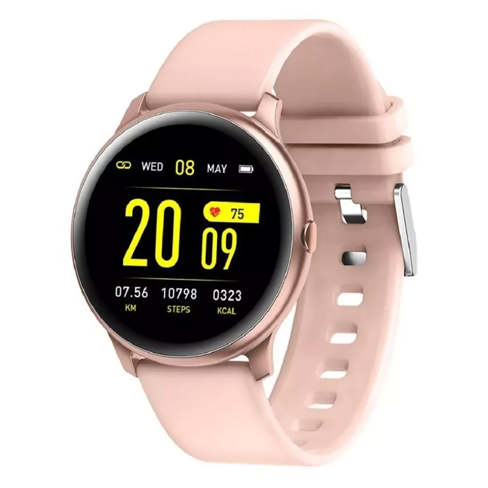 

Ready stockKW19 Smart Watch Heart Rate Blood Pressure Blood Oxygen Band Bluetooth Waterproof Sports Fitness Tracker PK E28 CF18