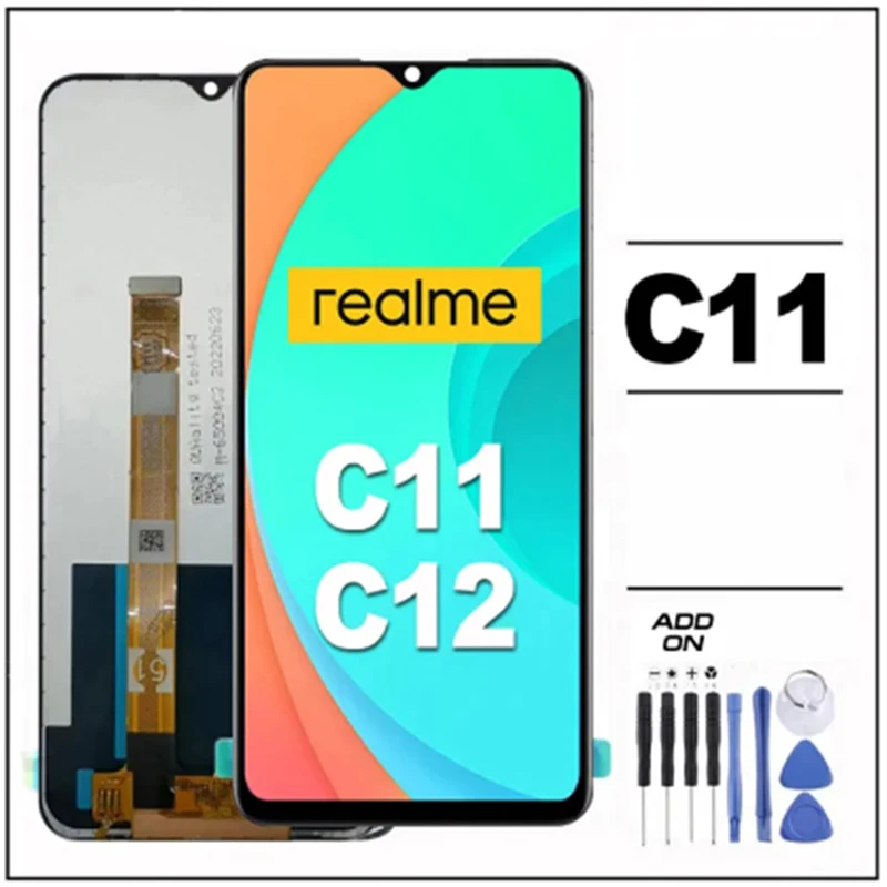 ЖК-дисплей для Oppo Realme C11 C15 RMX2185 RMX2180 экран ЖК-дисплея в сборе Замена для Oppo Realme C12 ЖК-дисплей