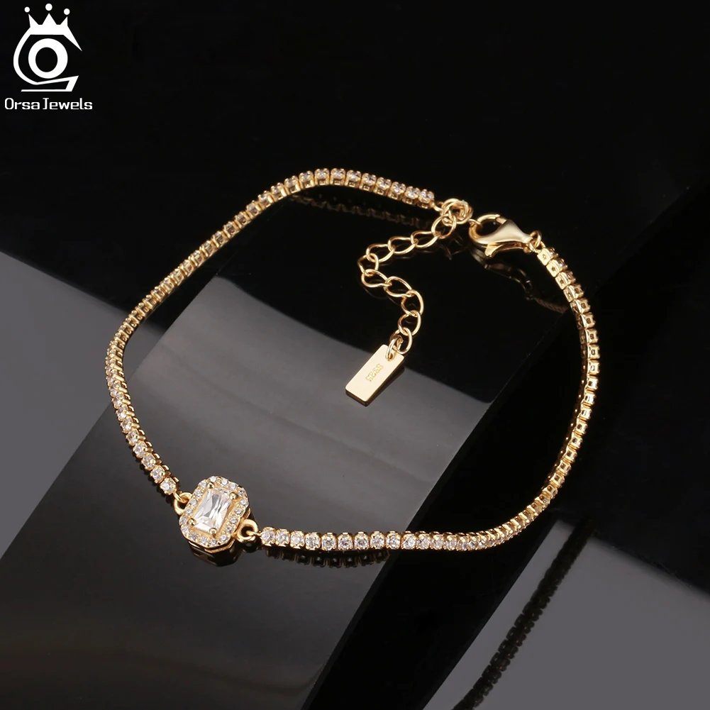 Женский браслет из серебра 1 5 пробы с фианитом 14 к |