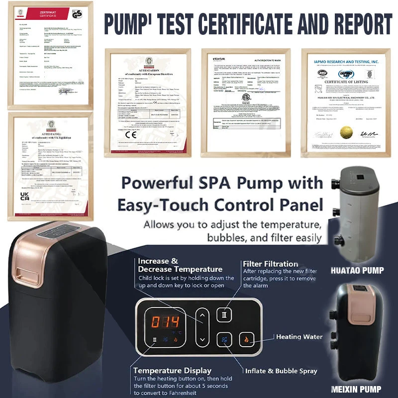 2-местная надувная спа-ванна для восстановления горячей воды спа-ведро сообщений