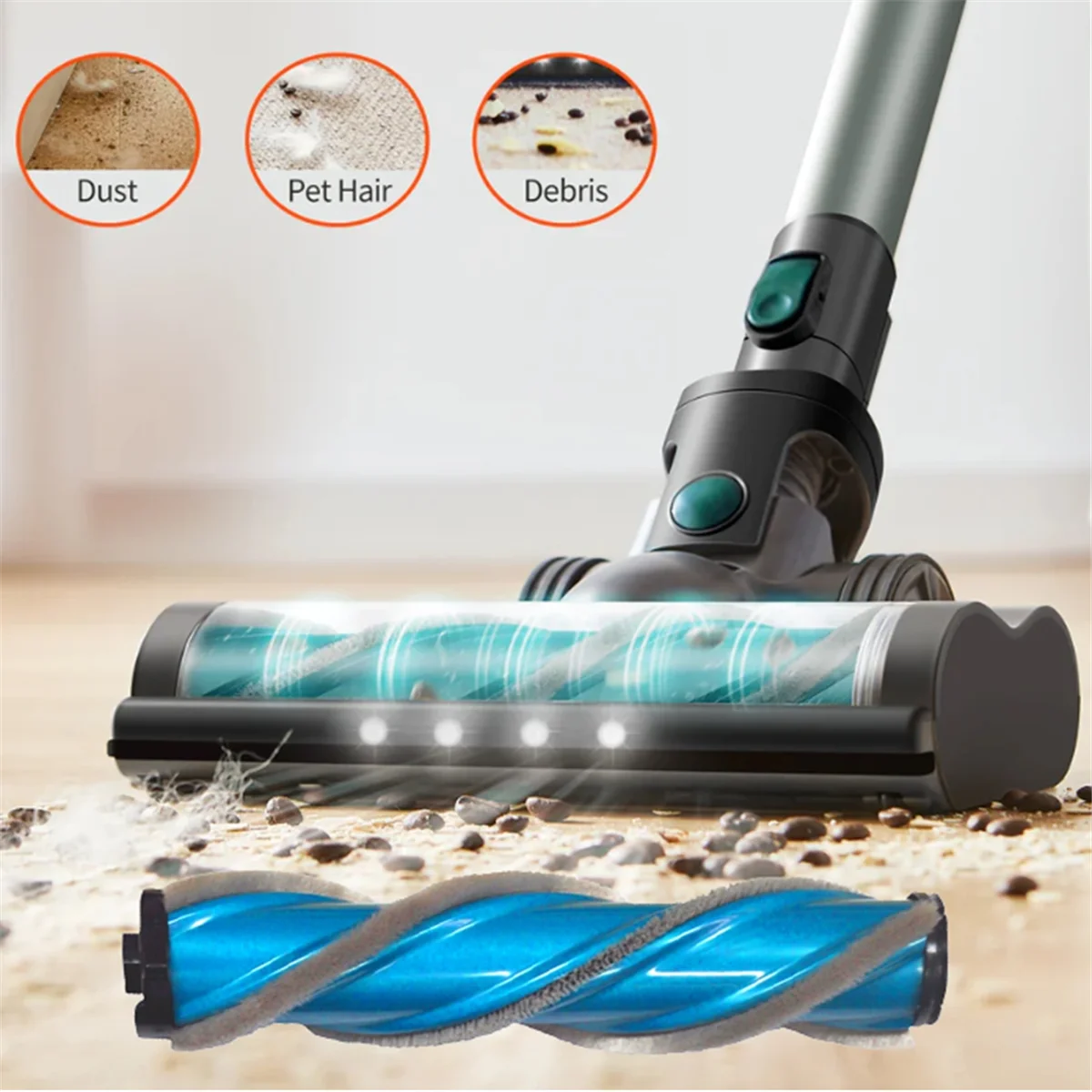 Запасные части роликовая щетка для беспроводного пылесоса Ultenic U11/Pro основная