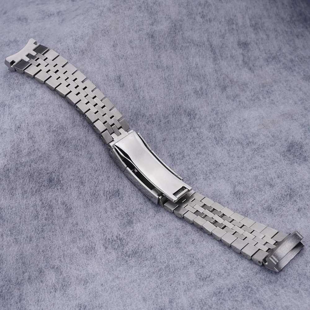 Фото Юбилейный ремешок Carlywet 20 мм для Seiko SRPE09 27 SRPF35 SRPD25 27 SRPG57 SRPH75 SBDY115, твердый изогнутый ремешок из нержавеющей стали №5