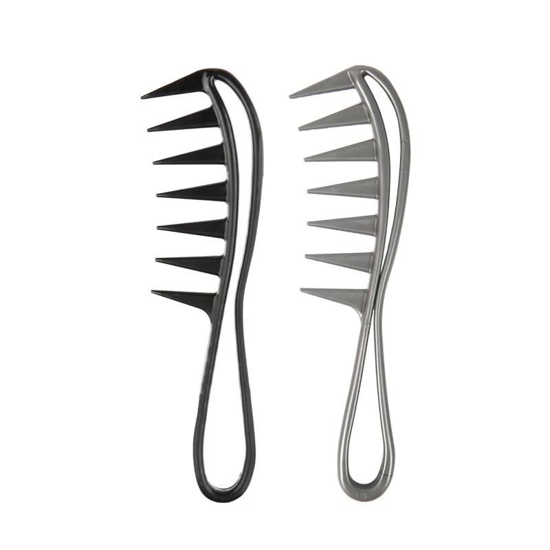 

Sdotter, расческа для парикмахерских салонов с широкими зубьями, Акула, пластиковая, искусственная, массажная, для укладки волос, инструмент для завивки