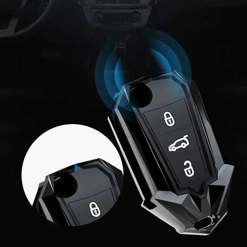 Силиконовый чехол для автомобильного ключа Zine из сплава Peugeot 308 408 508 2008 3008 4008 5008