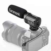 saramonic sr m3 lightweight directional condenser microphone with integrated shockmount for using on dslr cameras camcorders