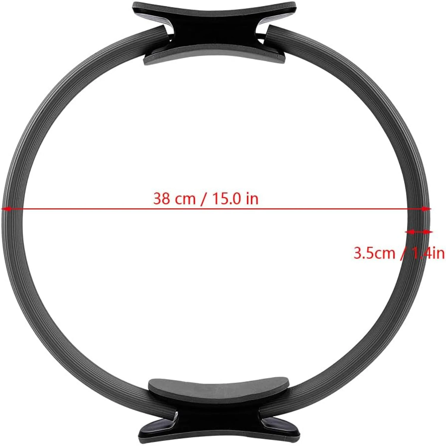 Enhanced Durable Circle Shaped Pilates Ring with Stretch Bands for Women - Achieve Ultimate Results Reformer Equipment To