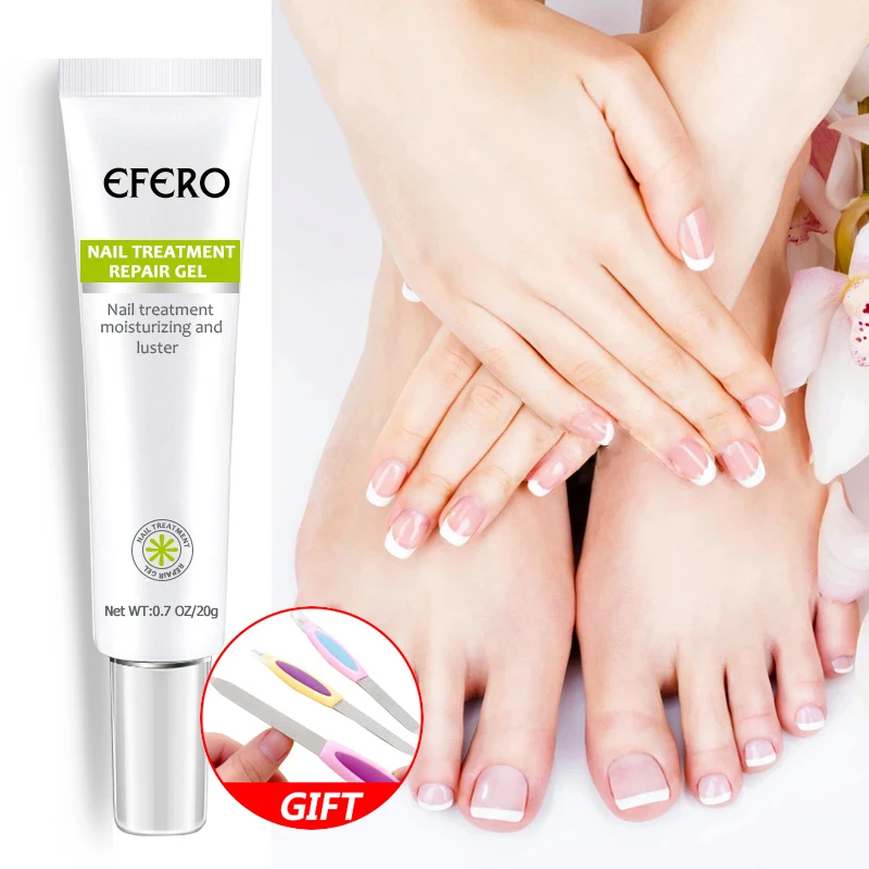 

EFERO Fungal Nail Serum Repair Essence Foot Nail Fungus Removal Gel Anti Infection Paronychia Onychomycosis Nail Treatment