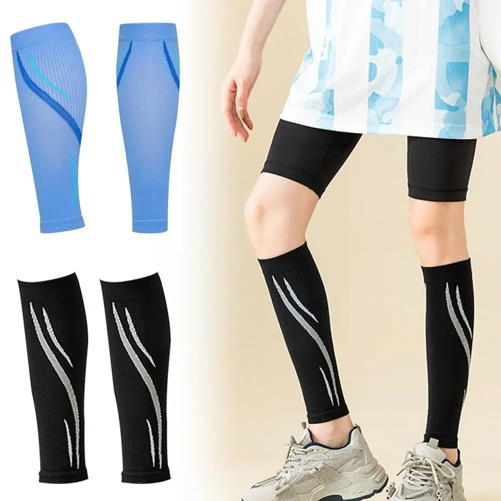 

1Pair Compression Calf Sleeves (20-30mmHg) for Men & Women-Perfect Option To Compression Socks for Running Shin Splint E2F3