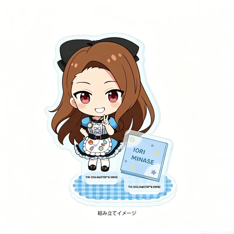 Фото Акриловая фигурка-брелок THE IDOLM@STER MILLION LIVE! (10 см), высококачественная, для фанатов, отличный подарок, украшение для книжной полки №2