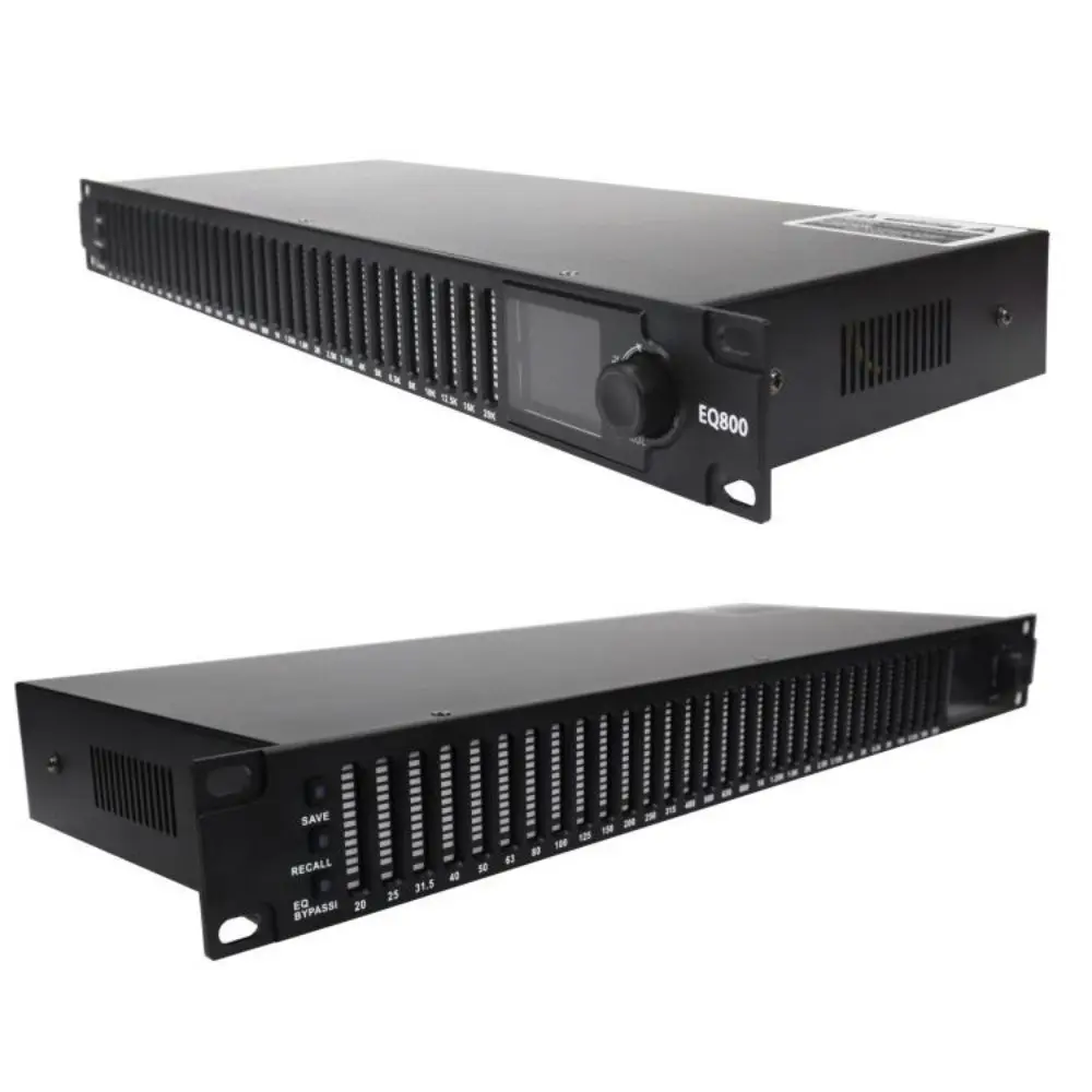 Фото Аудиоэквалайзер EQ231 DSP, 31-полосный, оборудование для обработки звука Targa с металлическим корпусом №5