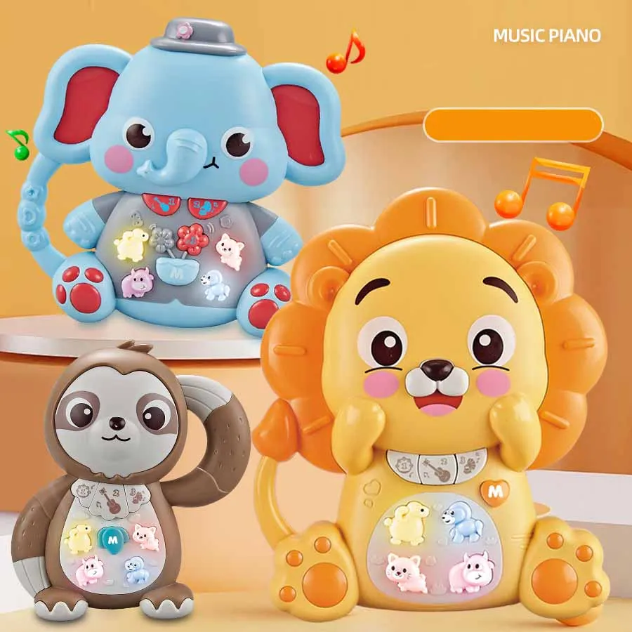 Новое электронное пианино музыкальные игрушки пазл для взаимодействия