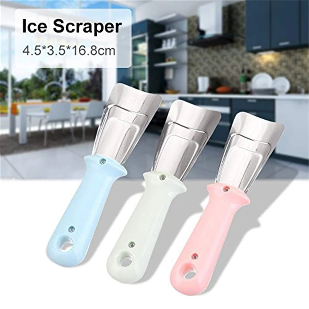 

Refrigerator Ice Scraper Kitchen Freezer Shovel Stainless Steel Defroster Ice Shovel Kitchen Tools Gadgets