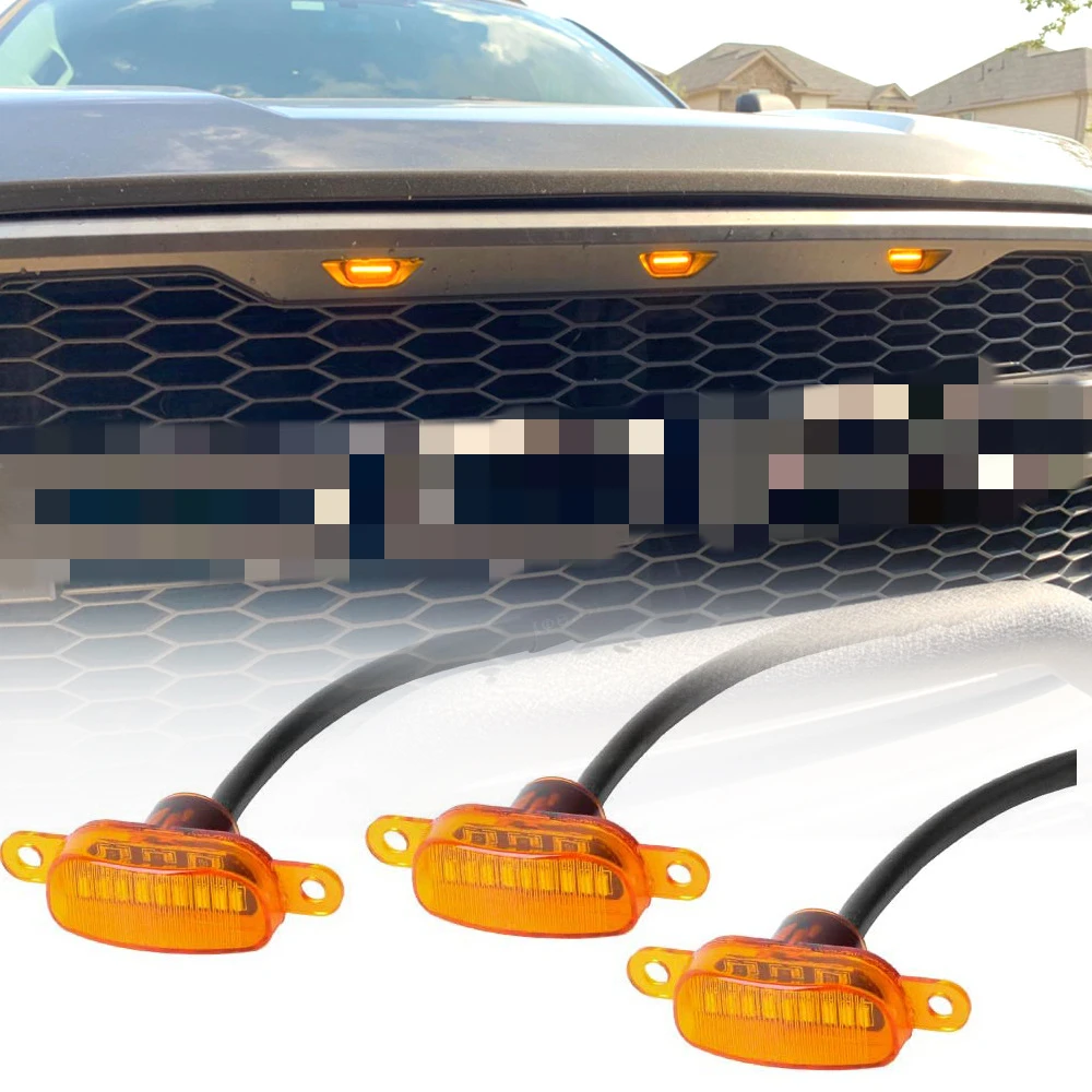 Янтарсветильник подходит для 2004-2020 F150/250/350 Raptor передняя решетка светодиодный