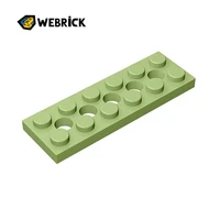 webrick small building blocks parts 1pcs plate 2x6 w holes 32001 compatible parts moc diy educational classic gift toys for kids