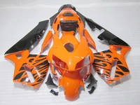 new abs motorcycle fairings kit fit for honda cbr600rr f5 2003 2004 03 04 bodywork set black orange