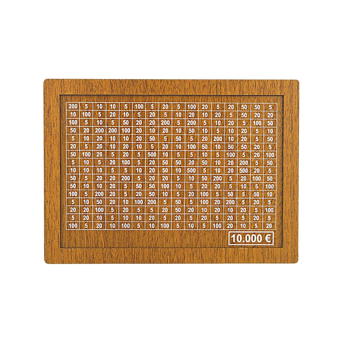 

Money Box (4 Sizes) - Reusable Money Box with Money Goal and Numbers to Cross10000