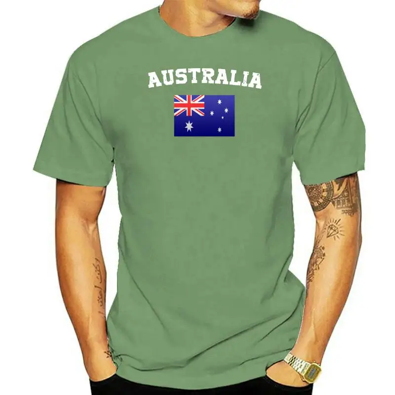 

Men tshirt Short sleeve Australia Flag Shirt Vintage Australian T Shirt Slim Fit T Shirt(1) tee tops Women t-shirt
